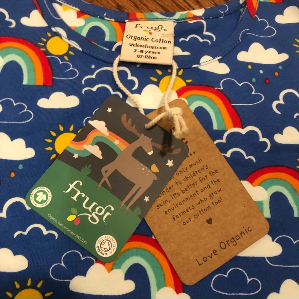NEW | Frugi | Rainbow Skater Dress - Picture 5 of 10